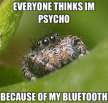 EVERYONE THINKS IM PSYCHO BECAUSE OF MY BLUETOOTH  Misunderstood Spider