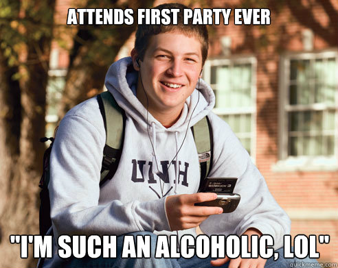 attends first party ever 