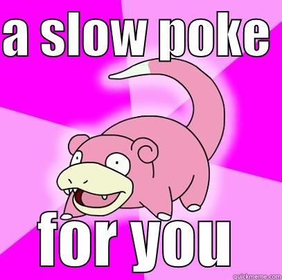 heres  - A SLOW POKE  FOR YOU Slowpoke