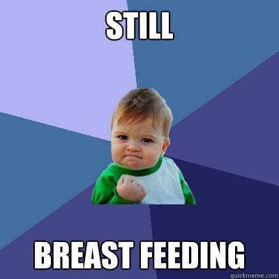 Still breast feeding - Still breast feeding  Success Kid