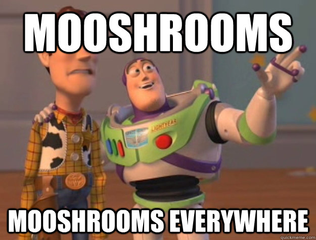 MOOSHROOMS  MOOSHROOMS EVERYWHERE  Buzz Lightyear