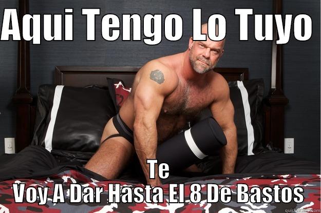 toma lo tuyo - AQUI TENGO LO TUYO  TE VOY A DAR HASTA EL 8 DE BASTOS Gorilla Man