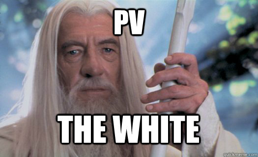 PV The white  Gandalf the White