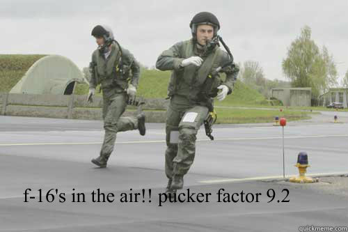 f-16's in the air!! pucker factor 9.2 - f-16's in the air!! pucker factor 9.2  dogfight