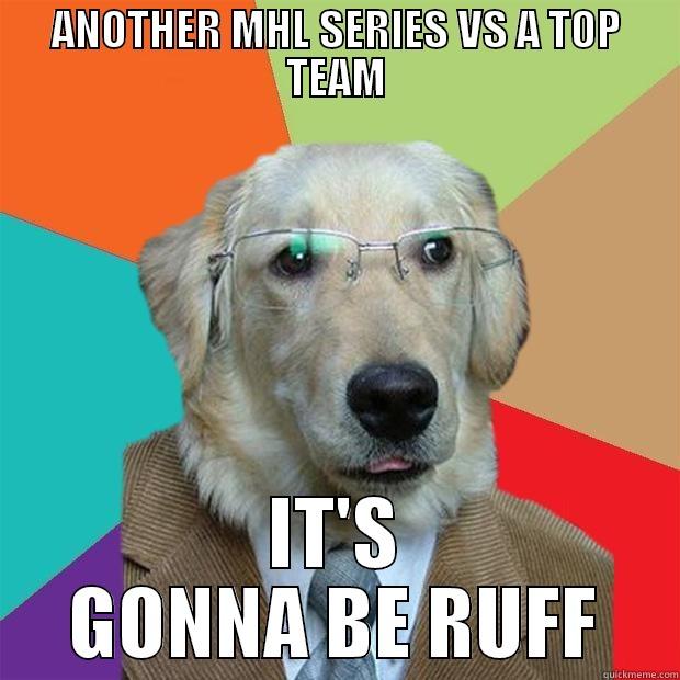 ANOTHER MHL SERIES VS A TOP TEAM IT'S GONNA BE RUFF Business Dog