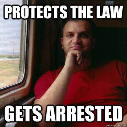 Protects the law Gets arrested  