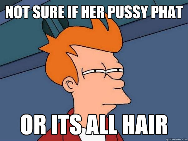 Not sure if her pussy phat  or its all hair - Not sure if her pussy phat  or its all hair  Futurama Fry