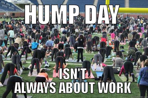 HUMP DAY ISN'T ALWAYS ABOUT WORK Misc