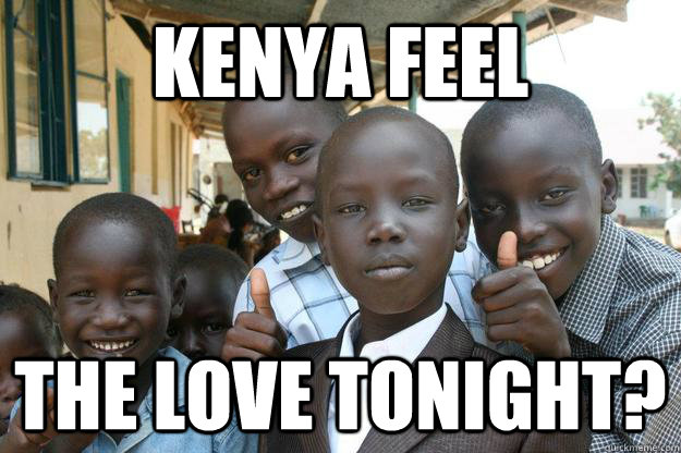 Kenya feel the love tonight?  Ridiculously classy African Kid