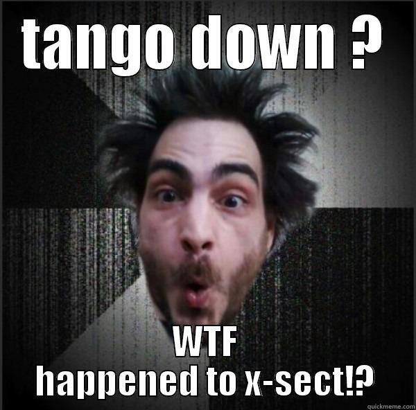 TANGO DOWN ? WTF HAPPENED TO X-SECT!? Misc