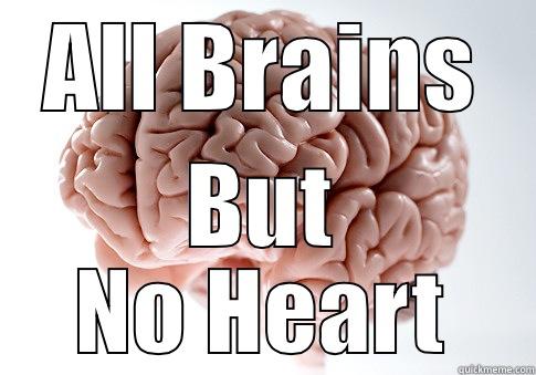 ALL BRAINS BUT NO HEART Scumbag Brain