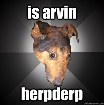 is arvin herpderp  Depression Dog