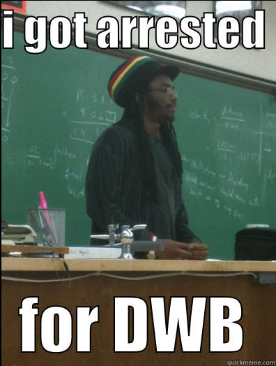 i got arrested  - I GOT ARRESTED  FOR DWB Rasta Science Teacher