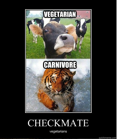 Vegetarian Carnivore - Vegetarian Carnivore  Checkmate Vegetarians