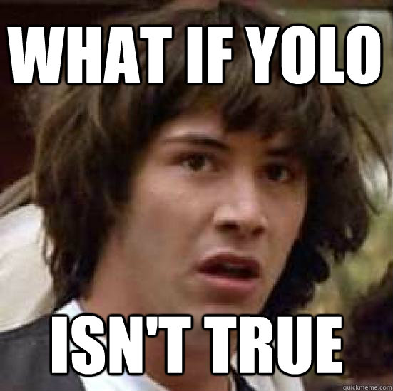 What if YOLO Isn't true  conspiracy keanu