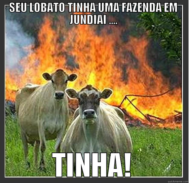 SEU LOBATO TINHA UMA FAZENDA EM JUNDIAI .... TINHA! Evil cows