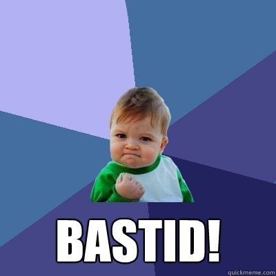  Bastid!  Success Kid