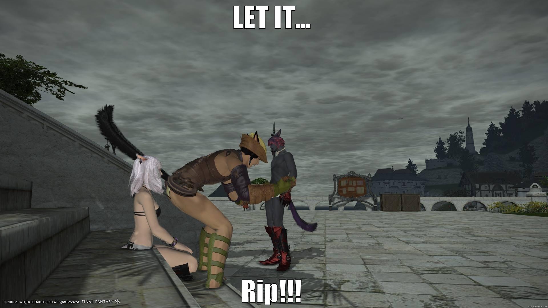 let it rip ffxiv - LET IT... RIP!!! Misc