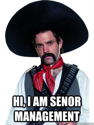  Hi, I am Senor Management -  Hi, I am Senor Management  Misc