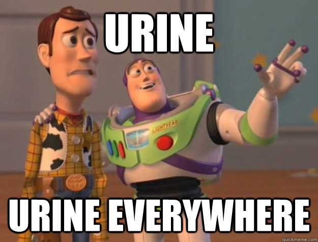 Urine Urine Everywhere  Buzz Lightyear