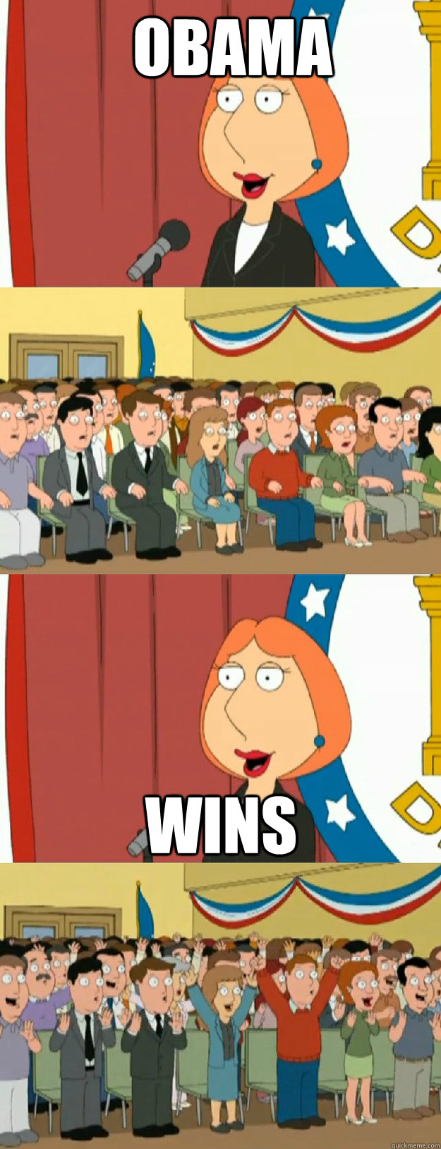 OBAMA WINS  Lois Griffin