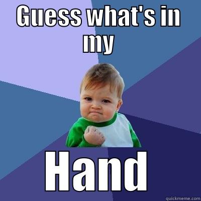 Kid Hand - GUESS WHAT'S IN MY HAND Success Kid