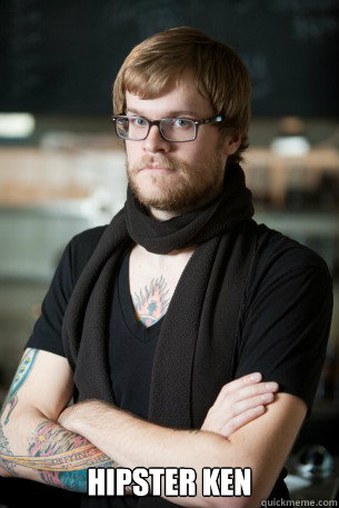  Hipster ken  Hipster Barista