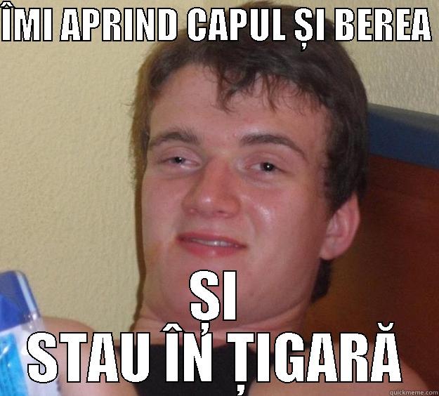 mi-i dor de tini - ÎMI APRIND CAPUL ȘI BEREA  ȘI STAU ÎN ȚIGARĂ 10 Guy