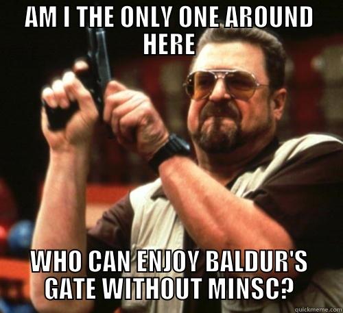 AM I THE ONLY ONE AROUND HERE WHO CAN ENJOY BALDUR'S GATE WITHOUT MINSC? Am I The Only One Around Here