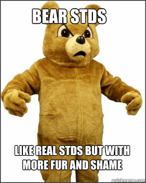 Bear Std´s Like real stds but with more fur and shame  Bear rape