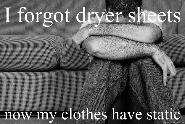 I forgot dryer sheets now my clothes have static  