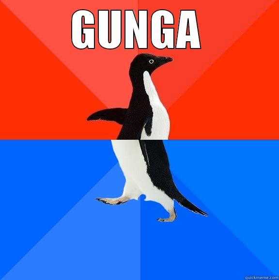 GUNGA  Socially Awesome Awkward Penguin