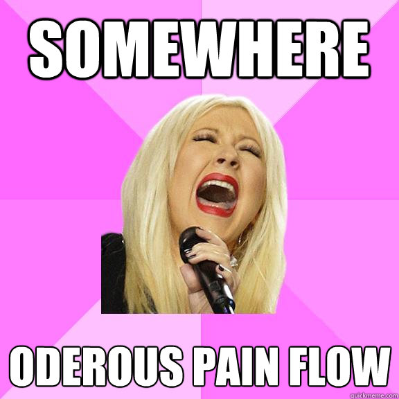 Somewhere Oderous pain flow  Wrong Lyrics Christina