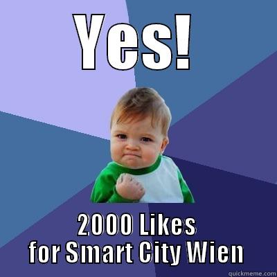 YES! 2000 LIKES FOR SMART CITY WIEN Success Kid