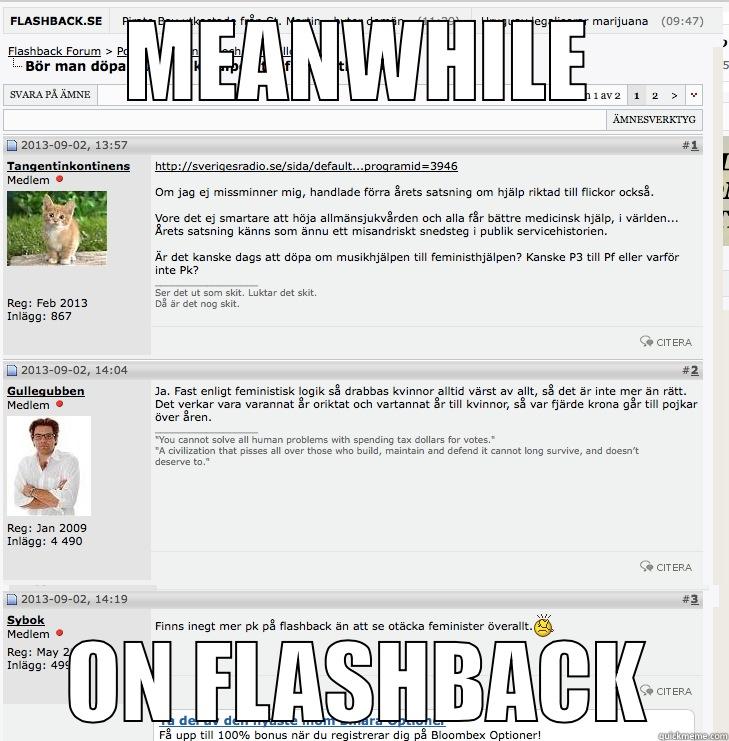 MEANWHILE ON FLASHBACK Misc