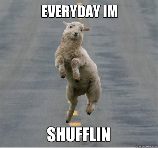 Everyday Im shufflin  Dancing Sheep