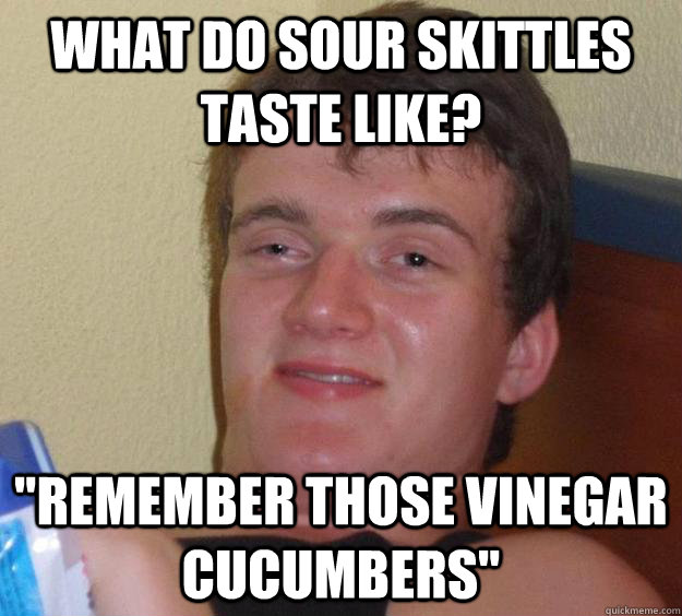 what do sour skittles taste like? 