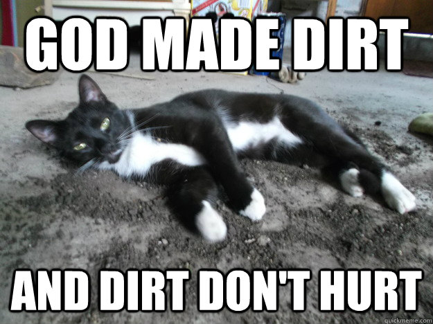 God made dirt And dirt don't hurt - God made dirt And dirt don't hurt  Dirt Cat