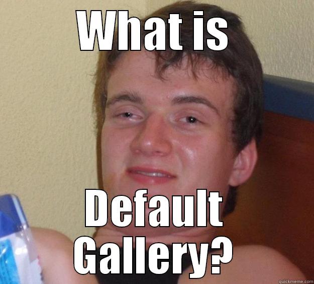 WHAT IS DEFAULT GALLERY? 10 Guy