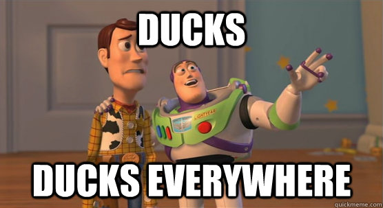 Ducks Ducks everywhere  Toy Story Everywhere