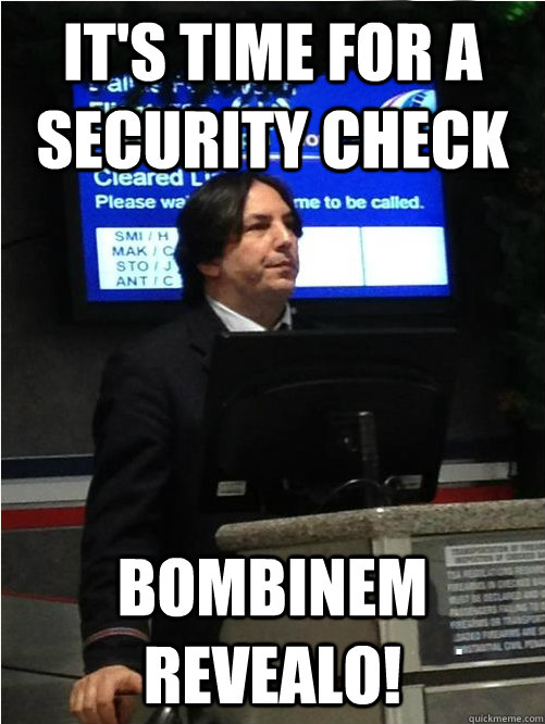 It's time for a security check Bombinem revealo!  