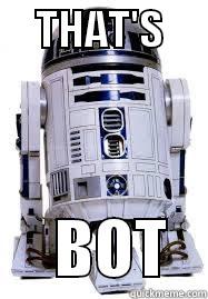 THATS BOT -     THAT'S           BOT   Misc