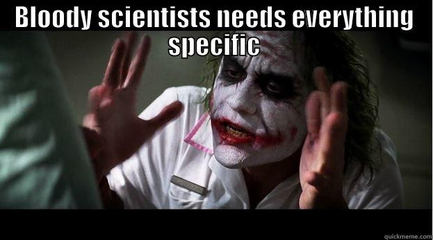 BLOODY SCIENTISTS NEEDS EVERYTHING SPECIFIC  Joker Mind Loss