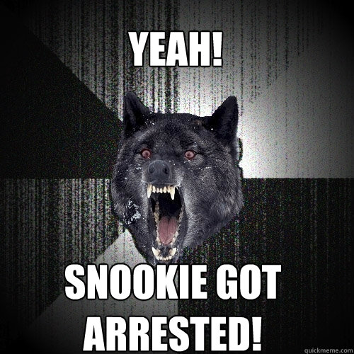 YEAH! snookie got arrested! - YEAH! snookie got arrested!  Insanity Wolf