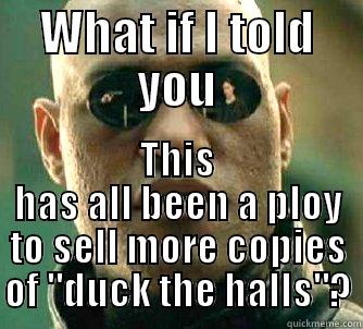 WHAT IF I TOLD YOU THIS HAS ALL BEEN A PLOY TO SELL MORE COPIES OF 