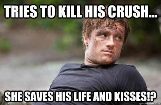 Tries to kill his crush... She saves his life and kisses!?  - Tries to kill his crush... She saves his life and kisses!?   Dafuq