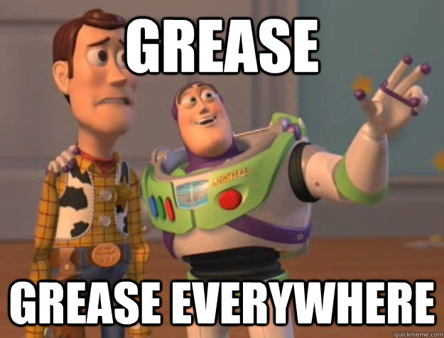 Grease grease Everywhere - Grease grease Everywhere  toystory everywhere