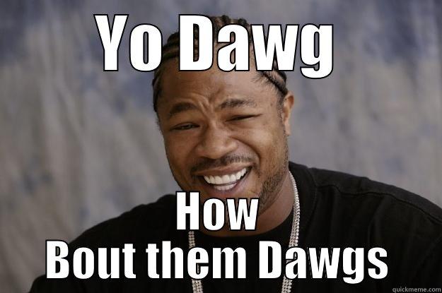 YO DAWG HOW BOUT THEM DAWGS Xzibit meme