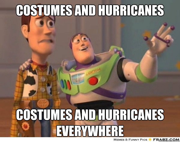 Costumes and hurricanes costumes and hurricanes everywhere  Buzzlightyear