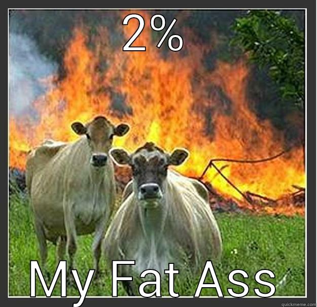 100% Awesome - 2% MY FAT ASS Evil cows